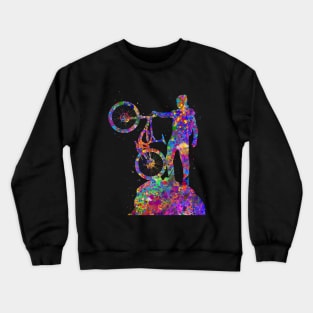 Downhill mountain bike Crewneck Sweatshirt